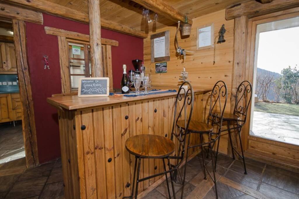 Paisible Chalet Montagne Avec Option Jacuzzi Сеез Экстерьер фото